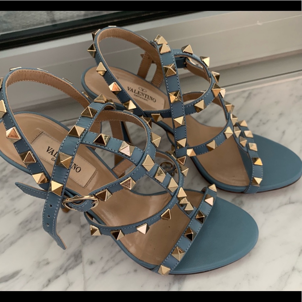 Valentino Garavni caged rock stud heels